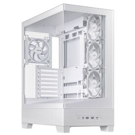 ASUS A31 Plus TG ARGB WHITE, Midi Tower, PC, White 90DC00R3B19000