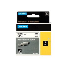 DYMO RhinoPRO Heat shrink tubing Polyolefin black on 18055