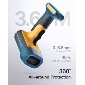 Inateck AI Industrial 1D Bluetooth Barcode Scanner with IP67 Waterproof