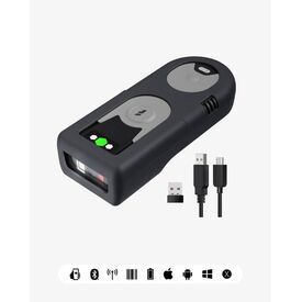 Inateck BCST-43 1D barcode scanner,   pocket scanner grey