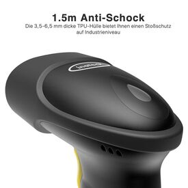 Inateck BCST-50 1D 2D barcode scanner black