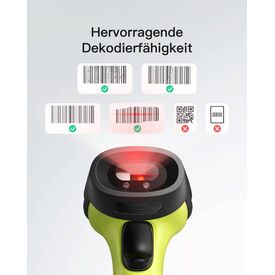 Inateck BCST-60 1D barcode scanner  BCST60_GREEN