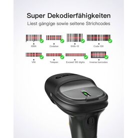 Inateck P7 1D barcode scanner P7_DARK GRAY