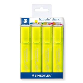 STAEDTLER 3641P WP4 4 pc(s) Yellow Chisel tip 3641P WP4