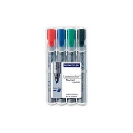 STAEDTLER Lumocolor Marker for flip chart black, red, 356 B WP4