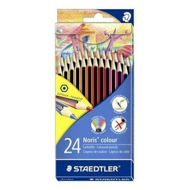 STAEDTLER Noris Coloured pencil assorted colours (pack 185 CD24