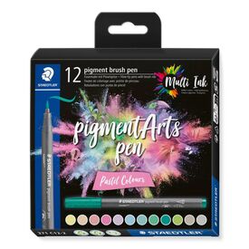 STAEDTLER Pigment Arts Brush Pen Pastel Colors 12 371 C122
