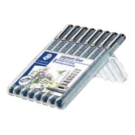 STAEDTLER pigment liner 308 Fineliner black pigment ink 308 SB8