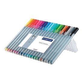 STAEDTLER triplus 334 Fineliner assorted colours 334 SB20