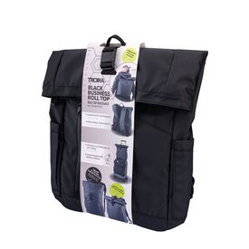 TROIKA BBL51/BK / City backpack / Black / Monochromatic / 330 mm
