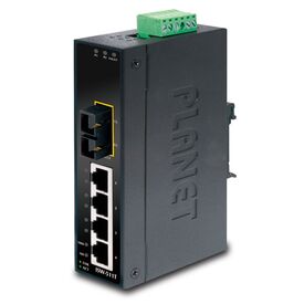 PLANET ISW-511T / Switch / 4 x 10/100 + 1 x 100Base-FX / DIN rail