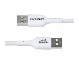 StarTech.com 3m (9.8ft) White USB-A to USB-C Char | USB2AC3MNCWHE