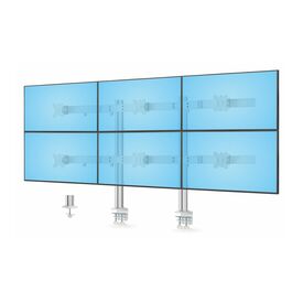 StarTech.com Six-Monitor Desk Mount w/ Crossbar | 6-MONITOR-ARM-A