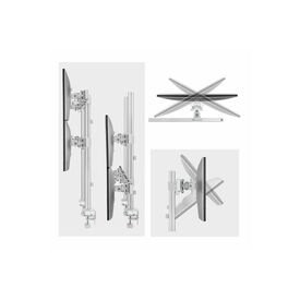 StarTech.com Six-Monitor Desk Mount w/ Crossbar | 6-MONITOR-ARM-A