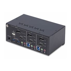StarTech.com 2-Port Dual-Monitor DisplayPo | P2ADDH462-KVM-SWITCH