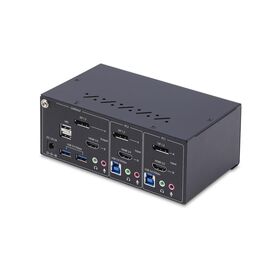 StarTech.com 2-Port Dual-Monitor DisplayPo | P2ADDH462-KVM-SWITCH