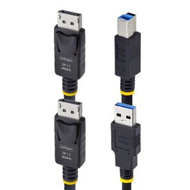StarTech.com 6ft (1.8m) DisplayPort and USB 5G | DU1226-KVM-CABLE