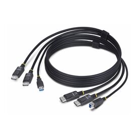 StarTech.com 6ft (1.8m) Dual-DisplayPort and  | DDU1226-KVM-CABLE