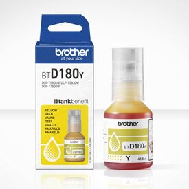 Brother BTD180Y Yellow original ink refill for Brother BTD180Y