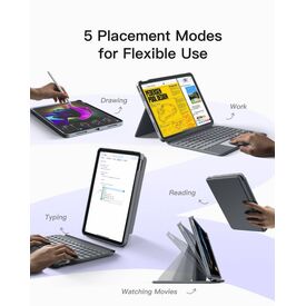 Detachable iPad Keyboard Case with Touchpad for iPad 11