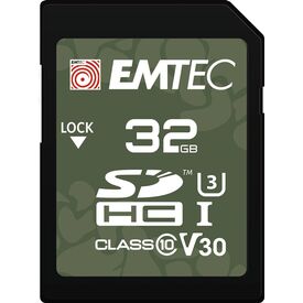 EMTEC Speicherkarte SDHC 32GB UHSI U3 V30 4K ECMSD32GHC10OR