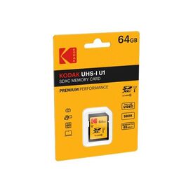 Kodak Flash memory card 64 GB UHSI U1 Class10 EKMSD64GXC10K