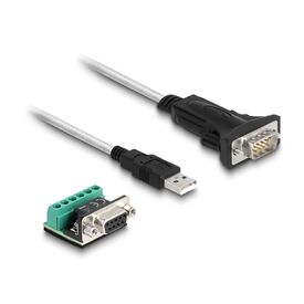 Delock / Serial adapter / USB 2.0 / RS-422/485 x 1 / blac | 63465
