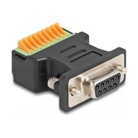 Delock / Serial adapter / 9 pin terminal block to DB-9 (F | 66559