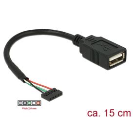 Delock / USB internal to external adapter / USB (F) to 5  | 84831