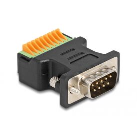 Delock / Serial adapter / 9 pin terminal block to DB-9 (M | 66558