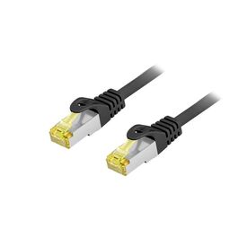 Equip Cat.6A S/FTP Outdoor Patch Cable, 20m, Black / 20  | 605109