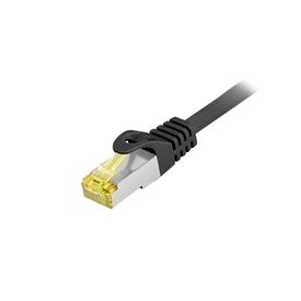 Equip Cat.6A S/FTP Outdoor Patch Cable, 3.0m, Black / 3  | 605102