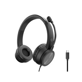 Conceptronic POLONA05BC Stereo USB-C Headset, Noise Cancelling Mi
