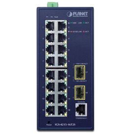 PLANET IGS-4215-16T2S / Switch / Managed / 16 x 10/100/1000 + 2 x