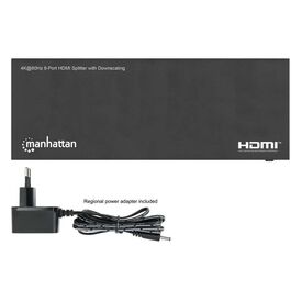 Manhattan 4K 60Hz 8-Port HDMI Splitter with Downscaling208451