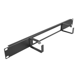 Delock / Cable management panel / with opening and 2 hook | 66655