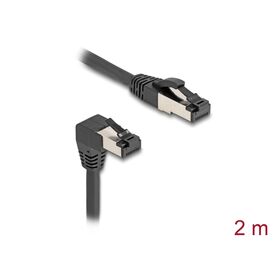 Delock / Patch cable / RJ-45 (M) down-angled to RJ-45 (M) | 80446