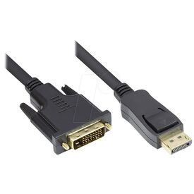 Alcasa DP / DVI-D 5m / 5 m / DVI-D / DisplayPort | DP-DVI5