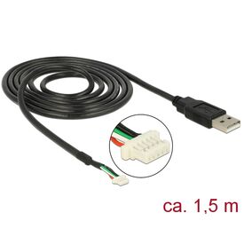 Delock camera plug V1.9 / USB internal to external adapte | 95986