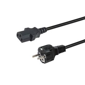 Equip 112110 / 1.8 m / CEE7/7 / IEC C13 / H05VV-F3G / 250 V / 10