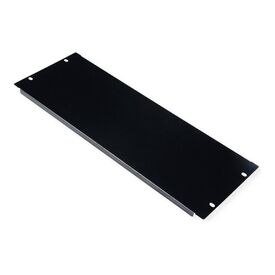 Roline / Blank panel / jet black, RAL 9005 / 4U / 19 | 26.21.0096