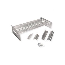 Roline / Rack DIN rail carrier / silver / 4U / 19" | 26.21.0112