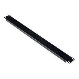 Roline / Blank panel / jet black, RAL 9005 / 1U / 19 | 26.21.0258