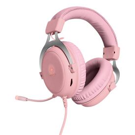 Deltaco Headset Gaming Stereo Klinke LED pink Headset GAM030P