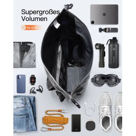 Inateck 25-30L Bicycle Backpack BP06003_GRAYBLACK