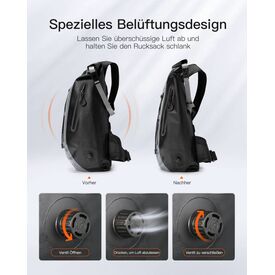 Inateck 25-30L Bicycle Backpack BP06003_GRAYBLACK