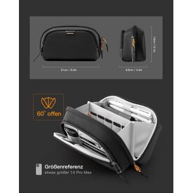 Inateck Electronics Organizer, Splashproof Travel Cable Organizer