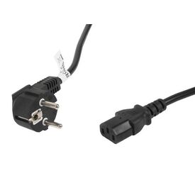 Lanberg power Cable 10 m, C13 coupler CAC13C11CC0100BK