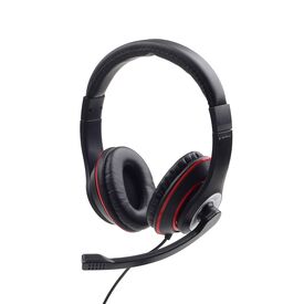Gembird MHS-03-BKRD / Headset / full size / wired / 3.5 mm jack /