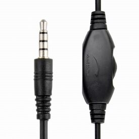 Gembird MHS-03-BKRD / Headset / full size / wired / 3.5 mm jack /